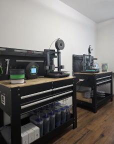 Foto der 3D Druckwerkstatt